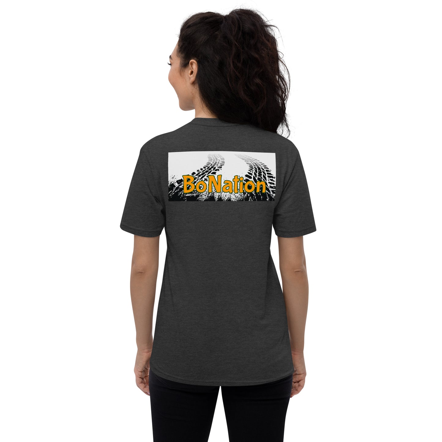 Bo Hayes MUDDYTRACKS Unisex recycled t-shirt