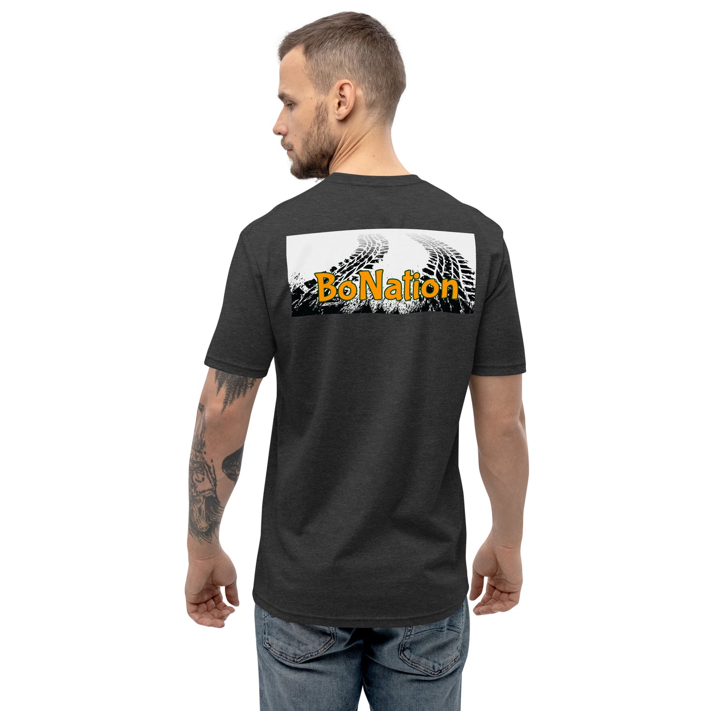 Bo Hayes MUDDYTRACKS Unisex recycled t-shirt